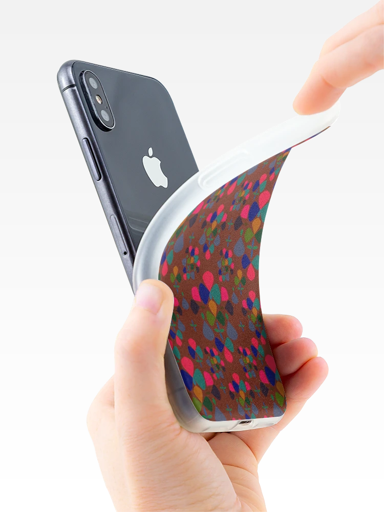 Thumbnail 4 of 5, iPhone Case, Abstract Colorful Floral Pattern Design 3 designed and sold by ClassyPatterns.