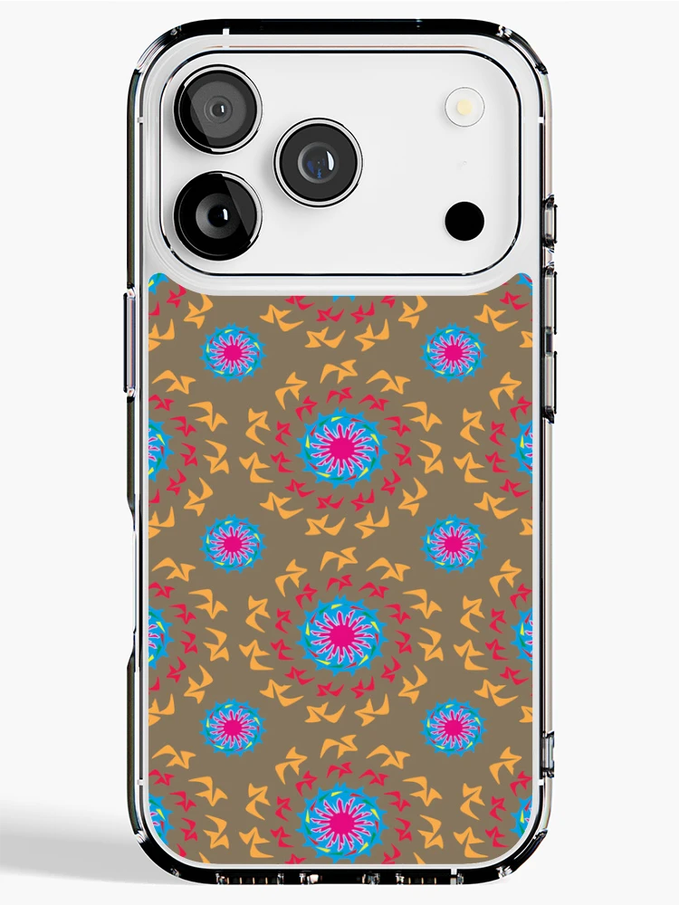 Thumbnail 1 of 5, iPhone Case, Abstract Circular Pattern Design 4 designed and sold by ClassyPatterns.