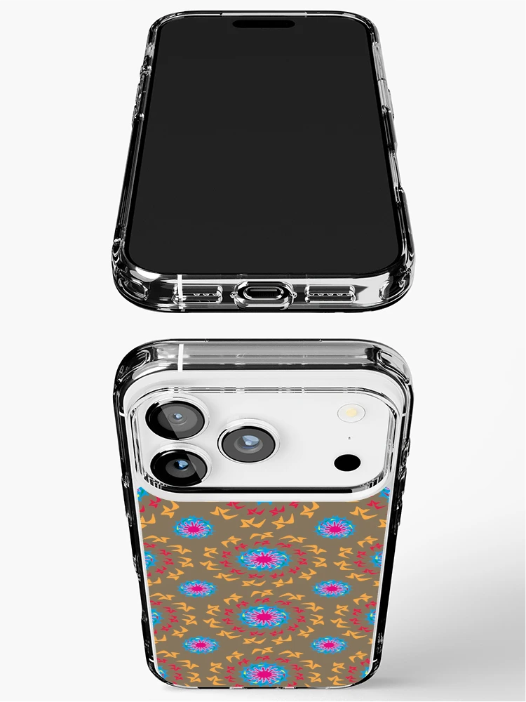 Thumbnail 3 of 5, iPhone Case, Abstract Circular Pattern Design 4 designed and sold by ClassyPatterns.