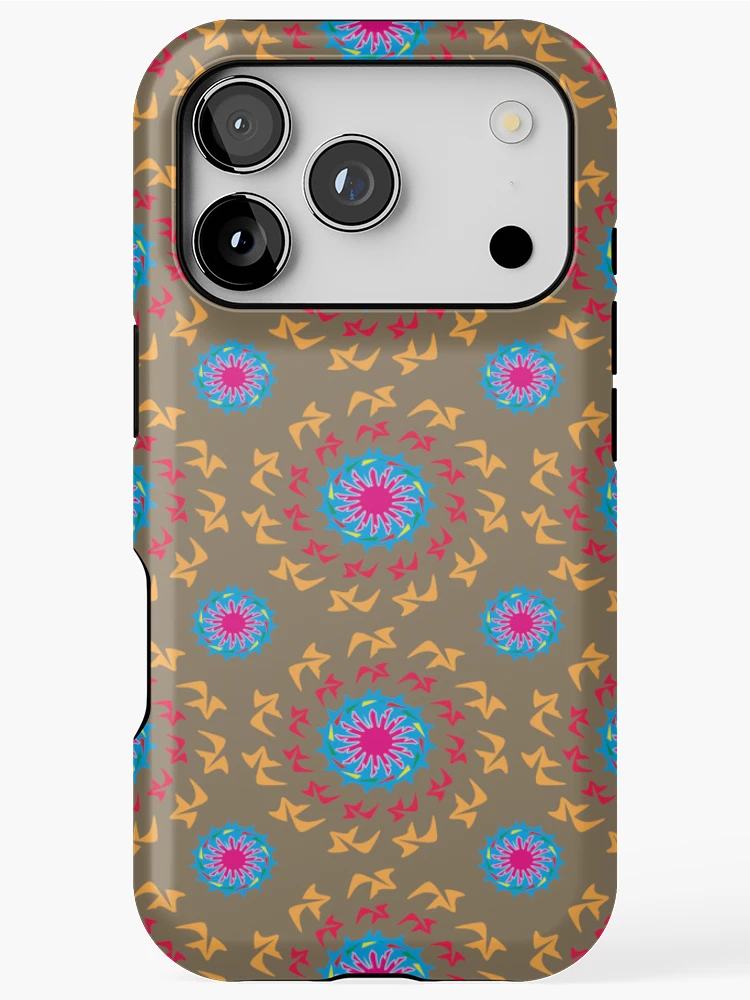Thumbnail 1 of 4, iPhone Case, Abstract Circular Pattern Design 4 designed and sold by ClassyPatterns.
