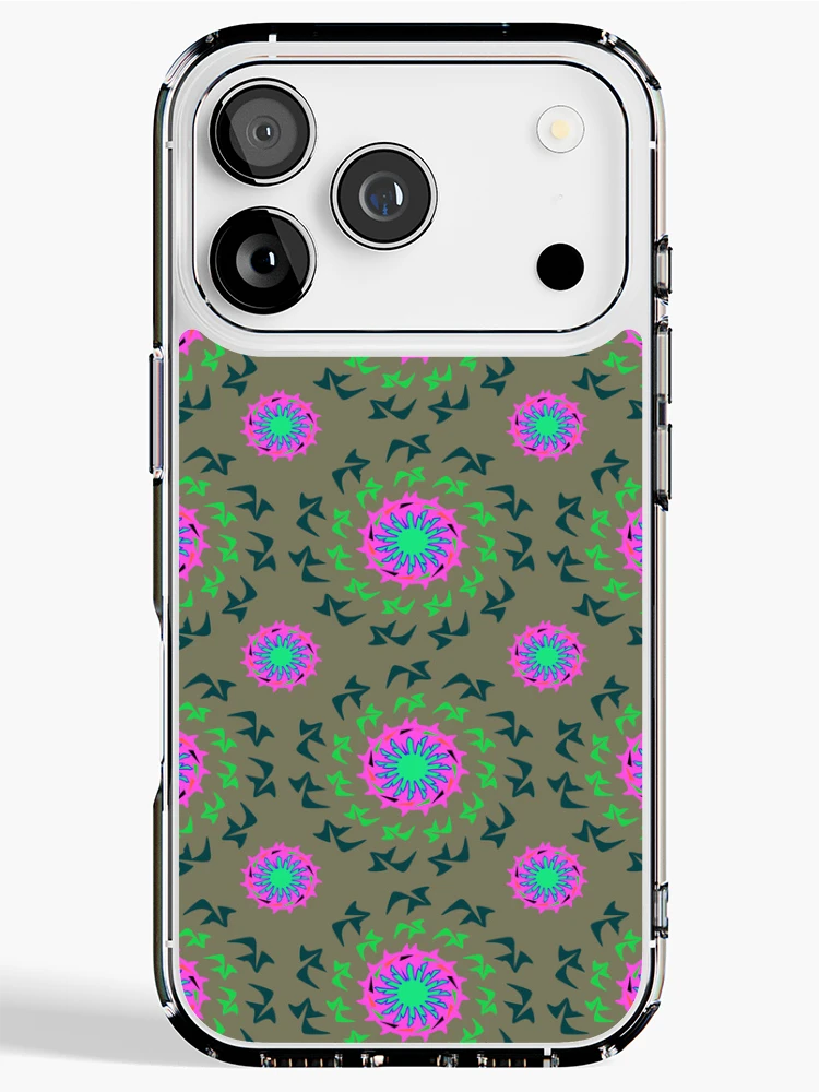 Thumbnail 1 of 5, iPhone Case, Abstract Circular Pattern Design 3 designed and sold by ClassyPatterns.