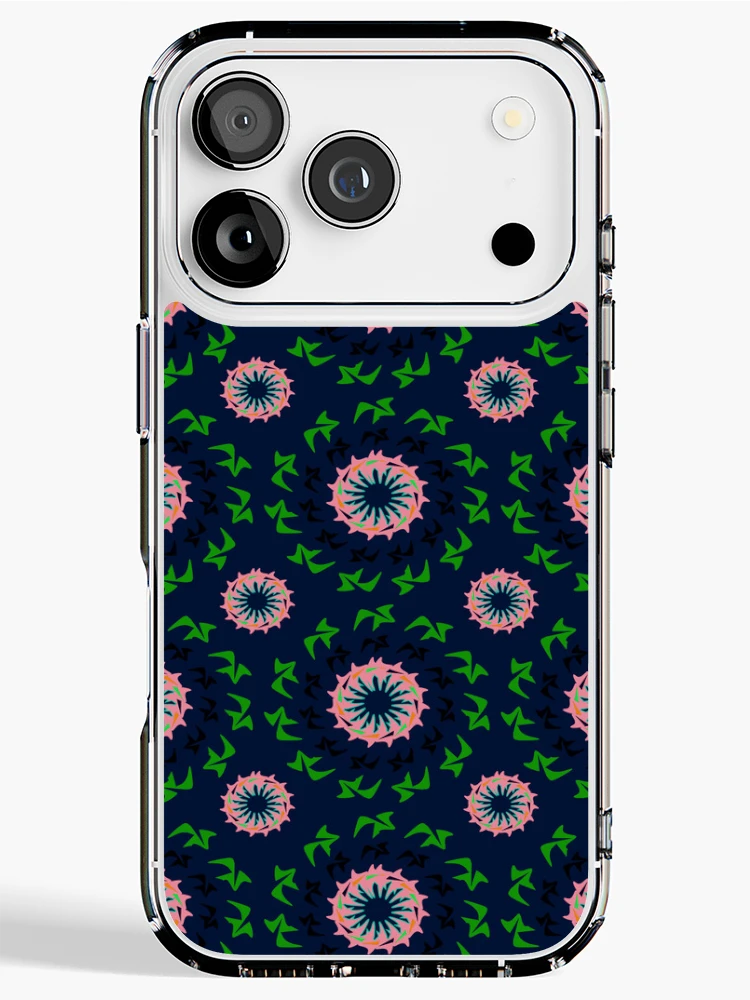 Thumbnail 1 of 5, iPhone Case, Abstract Circular Pattern Design 2 designed and sold by ClassyPatterns.