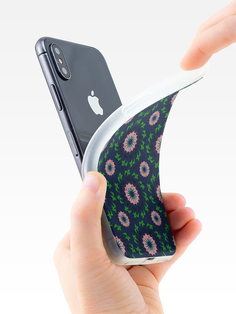 Thumbnail 4 of 5, iPhone Case, Abstract Circular Pattern Design 2 designed and sold by ClassyPatterns.