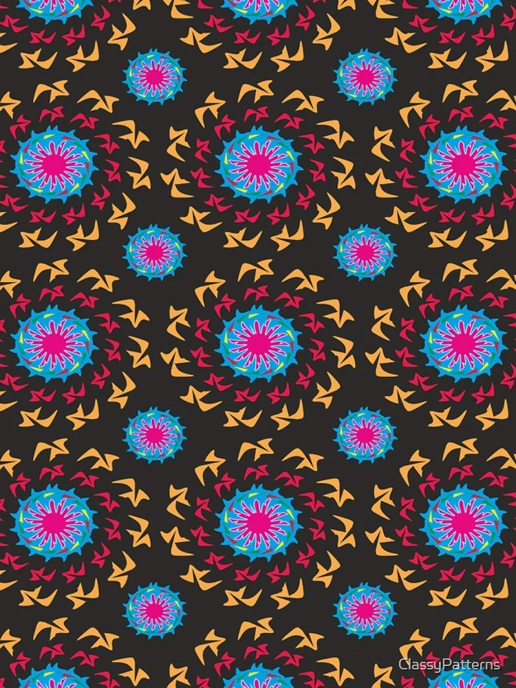 Thumbnail 5 of 5, iPhone Case, Abstract Circular Pattern Design 1 designed and sold by ClassyPatterns.