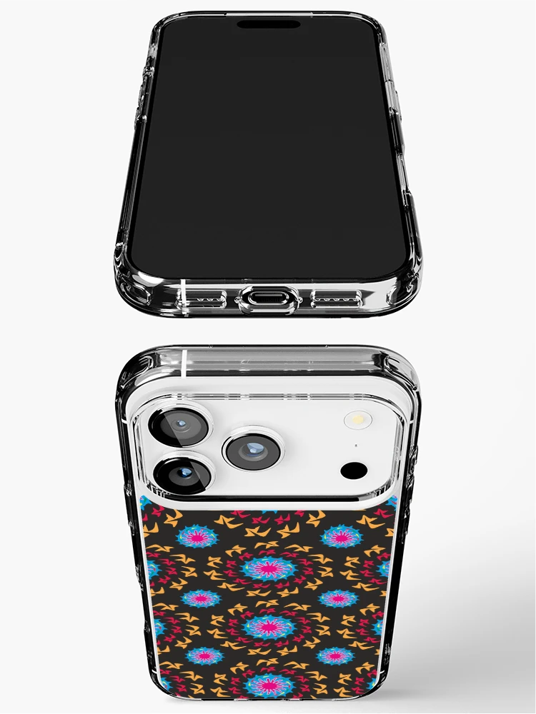 Thumbnail 3 of 5, iPhone Case, Abstract Circular Pattern Design 1 designed and sold by ClassyPatterns.