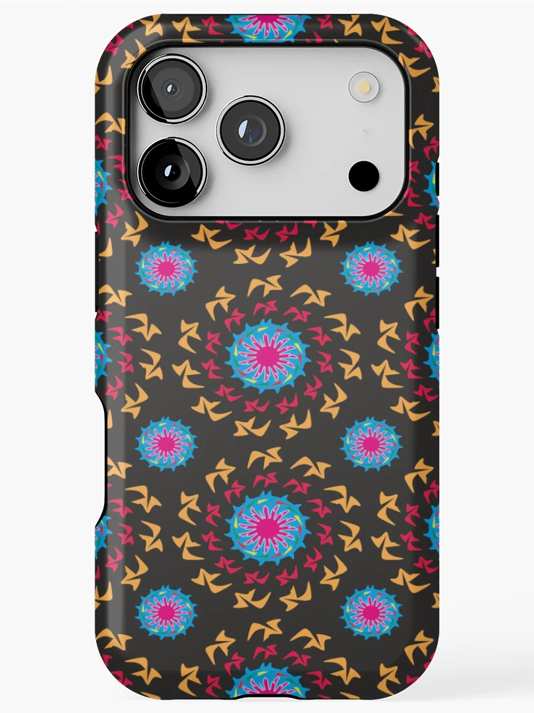 Thumbnail 1 of 4, iPhone Case, Abstract Circular Pattern Design 1 designed and sold by ClassyPatterns.