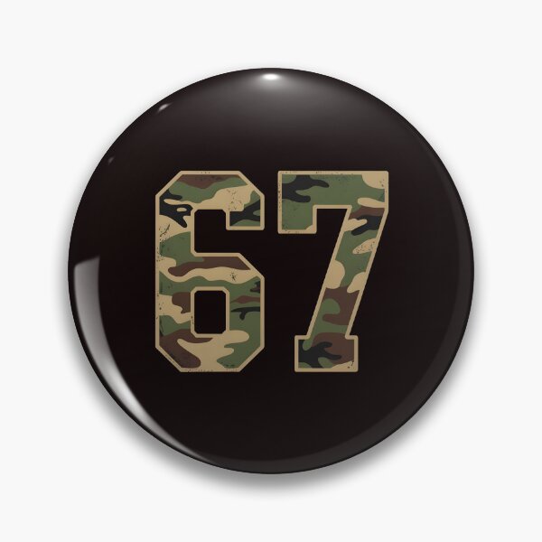 Item preview, Camo Six Seven – Retro Camo Military Meme designed and sold by Redgiant87x.