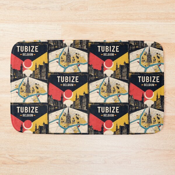 Item preview, Tubize Belgium 1950s Vintage Travel Tourism designed and sold by TravelersGems.