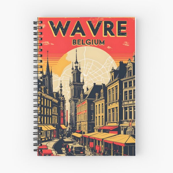 Item preview, Wavre Belgium 1950s Vintage Travel Tourism designed and sold by TravelersGems.