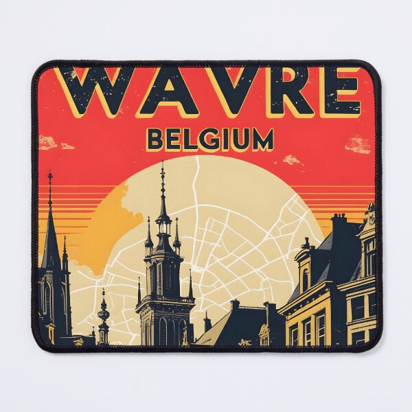 Item preview, Wavre Belgium 1950s Vintage Travel Tourism designed and sold by TravelersGems.