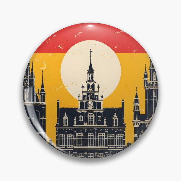 Item preview, Turnhout Belgium 1950s Vintage Travel Tourism designed and sold by TravelersGems.