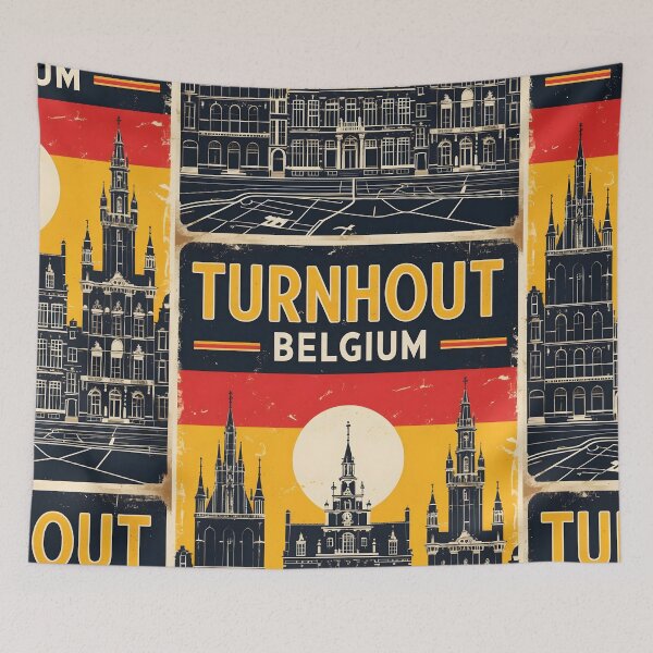 Item preview, Turnhout Belgium 1950s Vintage Travel Tourism designed and sold by TravelersGems.