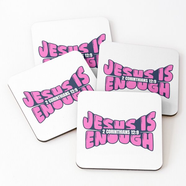 Item preview, Jesus Is Enough – 2 Corinthians 12:9  designed and sold by MoriaStore.