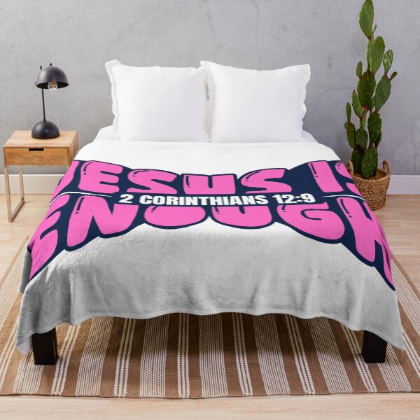 Item preview, Jesus Is Enough – 2 Corinthians 12:9 designed and sold by MoriaStore.