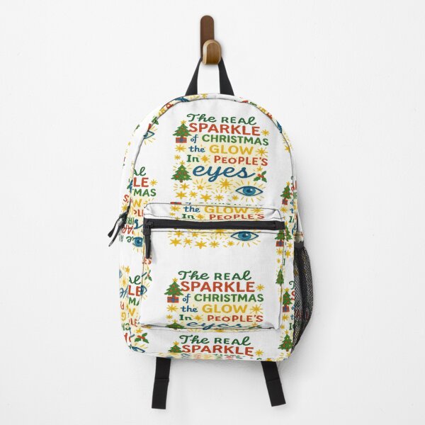 Item preview, Sparkle of Christmas Eyes Quote – Festive Embroidery Style Art designed and sold by Gurjeetpixelart.