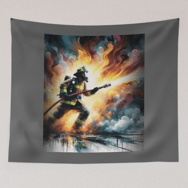 Item preview, Firefighter designed and sold by maistendencias.
