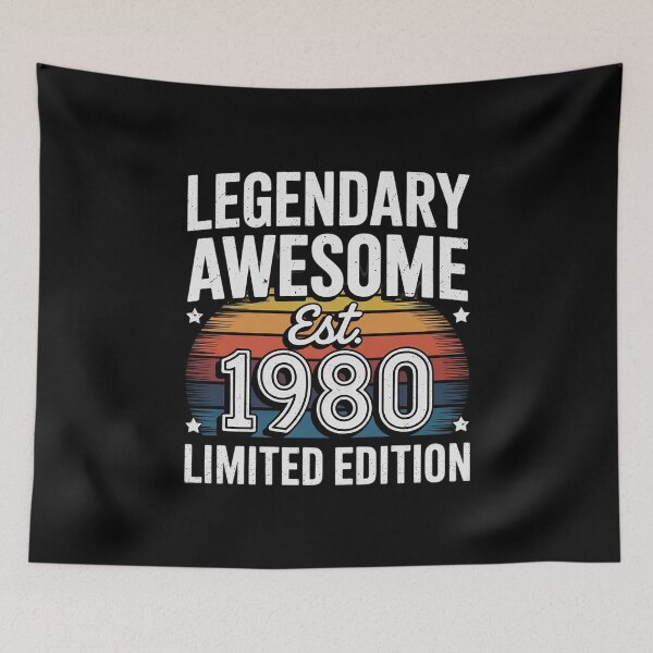 Item preview, Est 1980 45th Birthday 45 Year Old  designed and sold by BeetleMalon.