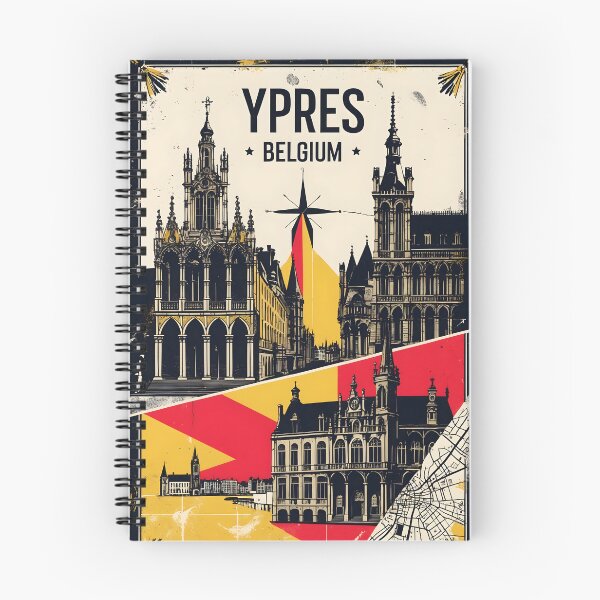 Item preview, Ypres Belgium 1950s Vintage Travel Tourism designed and sold by TravelersGems.