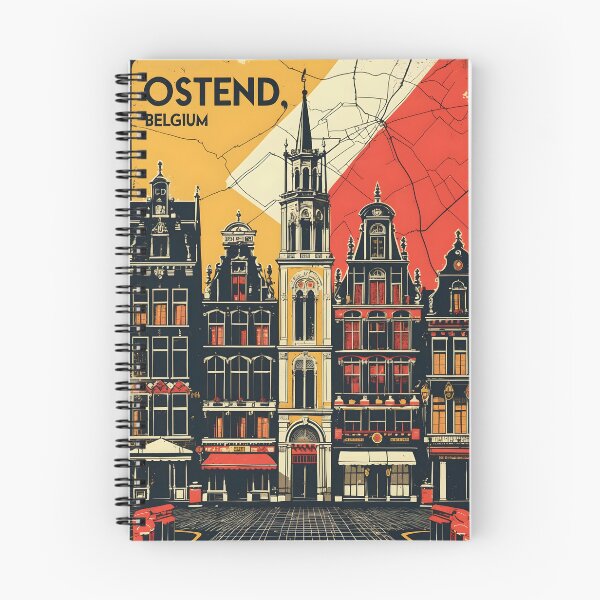 Item preview, Ostend Belgium 1950s Vintage Travel Tourism designed and sold by TravelersGems.