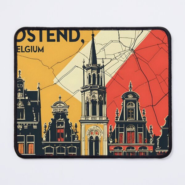 Item preview, Ostend Belgium 1950s Vintage Travel Tourism designed and sold by TravelersGems.