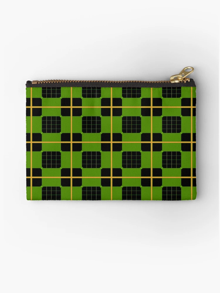 Thumbnail 1 of 4, Zipper Pouch, Geometric Patterns Using Square And Lines Design 6 designed and sold by ClassyPatterns.