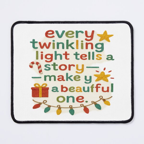 Item preview, Twinkling Lights Christmas Quote – Beautiful Holiday Typography designed and sold by Gurjeetpixelart.