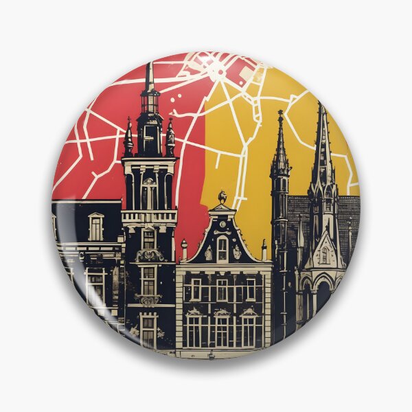 Item preview, Waregem Belgium 1950s Vintage Travel Tourism designed and sold by TravelersGems.