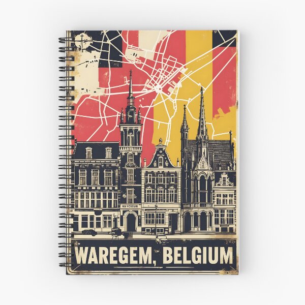Item preview, Waregem Belgium 1950s Vintage Travel Tourism designed and sold by TravelersGems.