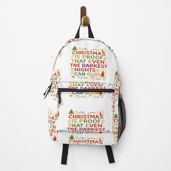 Item preview, Glowing Nights Christmas Quote – Inspirational Holiday Art designed and sold by Gurjeetpixelart.