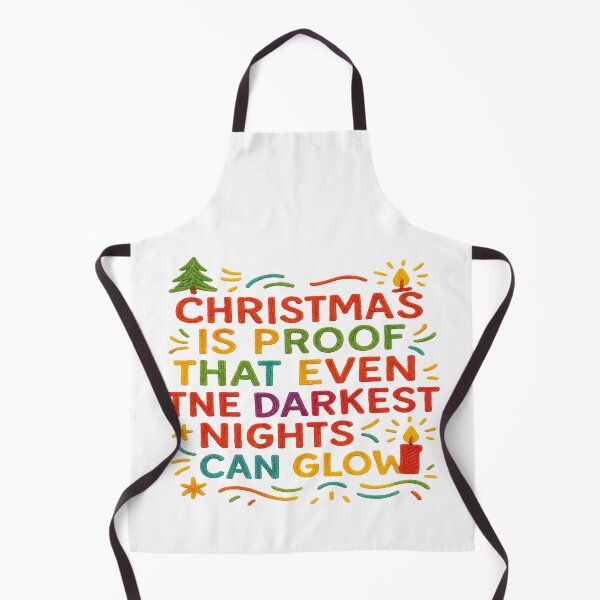 Item preview, Glowing Nights Christmas Quote – Inspirational Holiday Art designed and sold by Gurjeetpixelart.