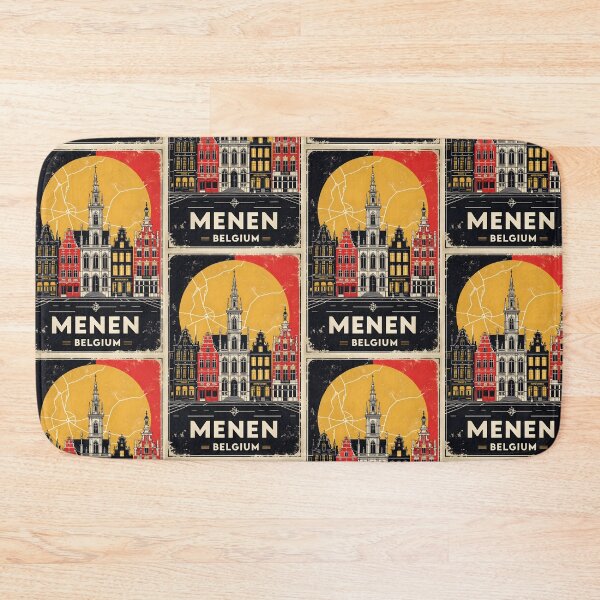 Item preview, Menen Belgium 1950s Vintage Travel Tourism designed and sold by TravelersGems.