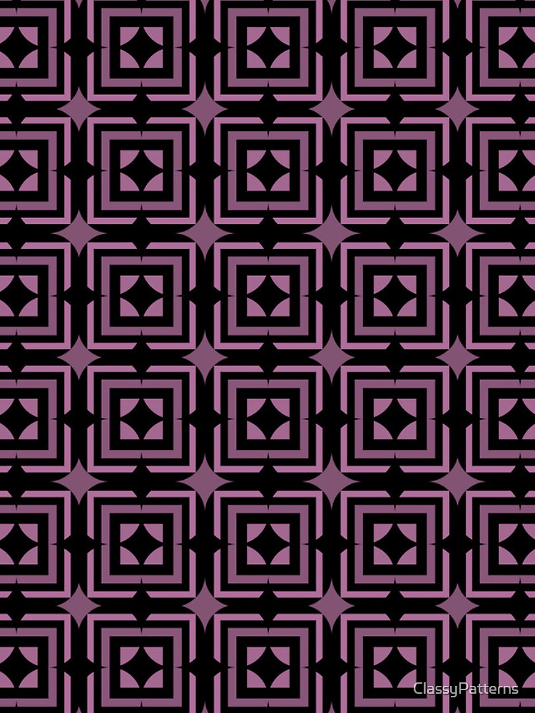 Thumbnail 5 of 5, iPhone Case, Geometric Patterns With Black Background designed and sold by ClassyPatterns.