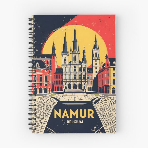Item preview, Namur Belgium 1950s Vintage Travel Tourism designed and sold by TravelersGems.