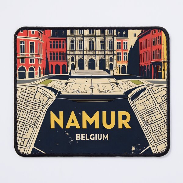 Item preview, Namur Belgium 1950s Vintage Travel Tourism designed and sold by TravelersGems.