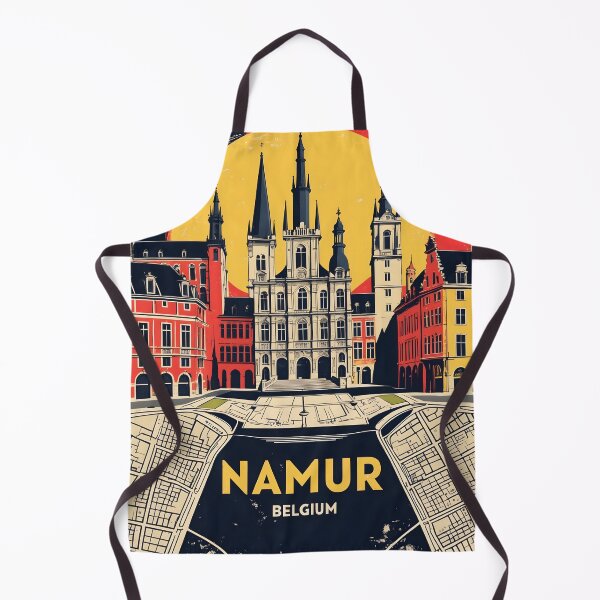 Item preview, Namur Belgium 1950s Vintage Travel Tourism designed and sold by TravelersGems.