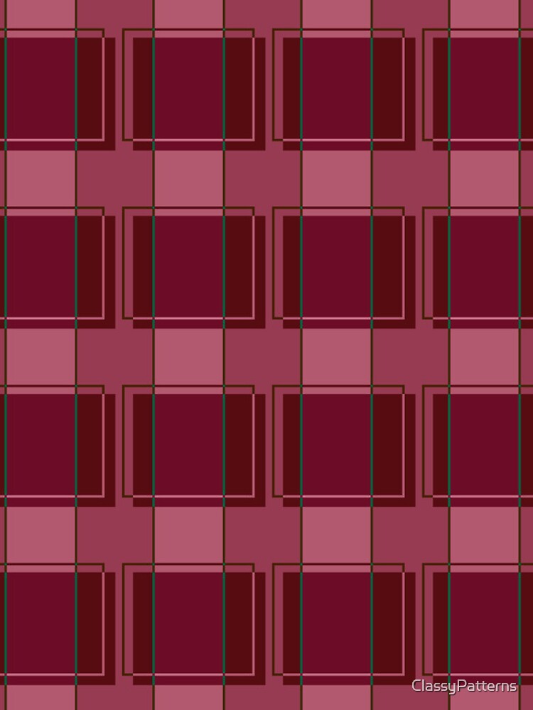 Thumbnail 5 of 5, iPhone Case, Plaid Patterns Design Number 39 designed and sold by ClassyPatterns.