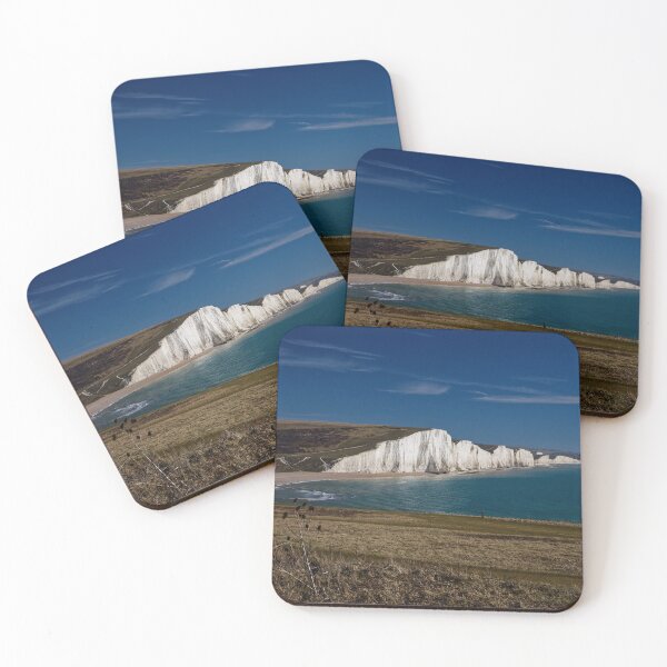 Item preview, Seven Sisters White Cliffs of Cuckmere Haven in East Sussex UK designed and sold by John Gilham - Landscape Photography.