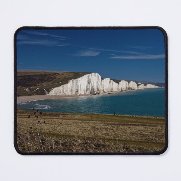 Item preview, Seven Sisters White Cliffs of Cuckmere Haven in East Sussex UK designed and sold by John Gilham - Landscape Photography.