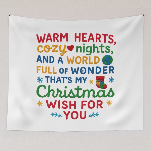 Item preview, Cozy Wonder Christmas Quote – Warm Holiday Typography designed and sold by Gurjeetpixelart.
