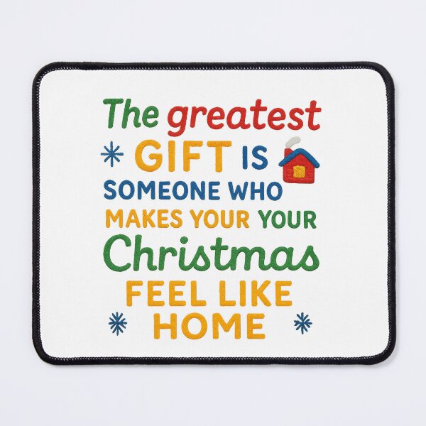 Item preview, Christmas Feels Like Home Quote – Heartwarming Holiday Art designed and sold by Gurjeetpixelart.
