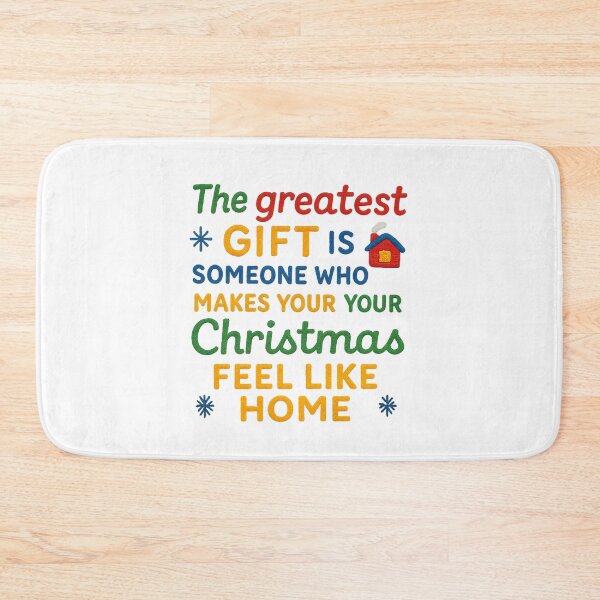 Item preview, Christmas Feels Like Home Quote – Heartwarming Holiday Art designed and sold by Gurjeetpixelart.