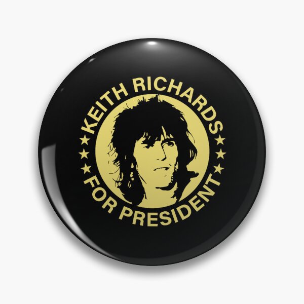 Item preview, Keith Richards para presidente, estrella amarilla, música clásica designed and sold by Barrytasop.