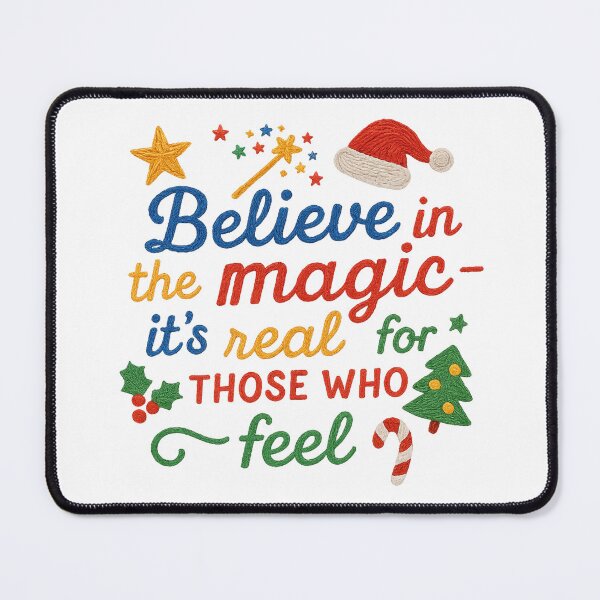 Item preview, Believe in the Magic Quote – Festive Holiday Typography designed and sold by Gurjeetpixelart.