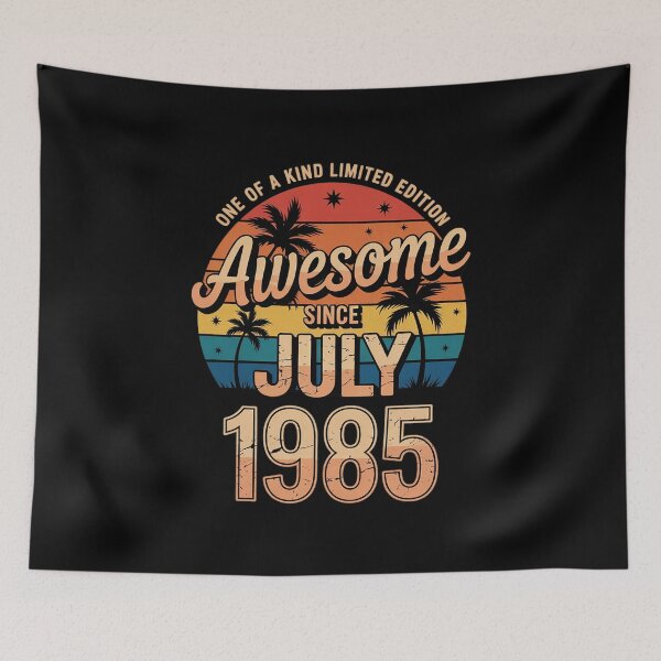 Item preview, 40 Years Old July 1985 40th Birthday Men  designed and sold by BeetleMalon.
