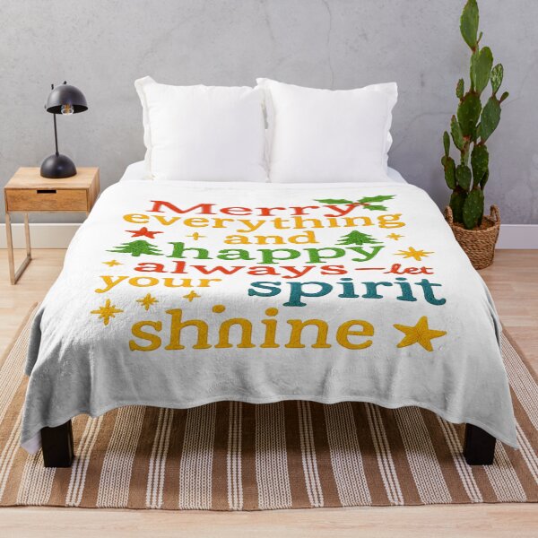 Item preview, Merry Everything Quote – Cheerful Christmas Typography designed and sold by Gurjeetpixelart.