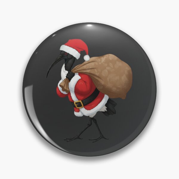 Item preview, Christmas Bin Chicken Santa Bird designed and sold by trutut.