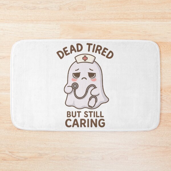 Item preview, Cute Tired Ghost Nurse – Dead Tired But Caring designed and sold by SidTastic .