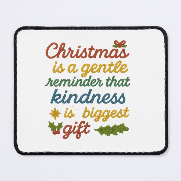 Item preview, Kindness is the Gift Christmas Quote – Inspirational Holiday Art designed and sold by Gurjeetpixelart.