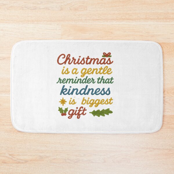 Item preview, Kindness is the Gift Christmas Quote – Inspirational Holiday Art designed and sold by Gurjeetpixelart.