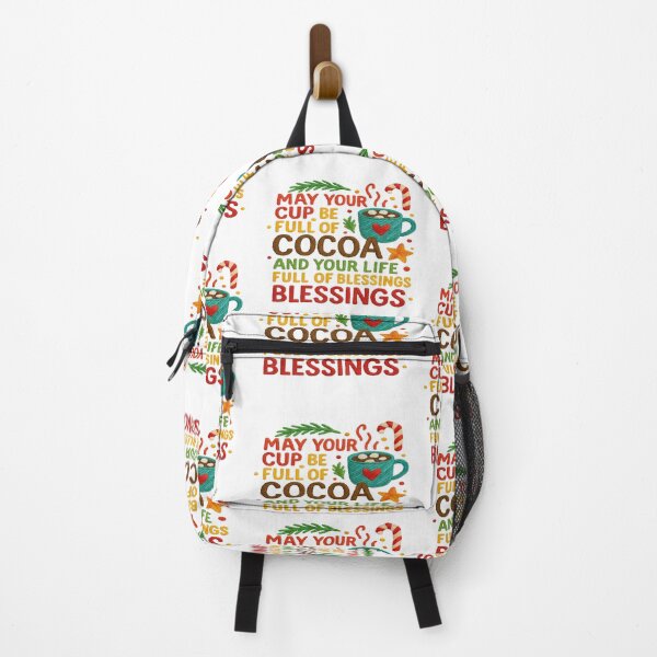Item preview, Cocoa & Blessings Christmas Quote – Cozy Holiday Art designed and sold by Gurjeetpixelart.